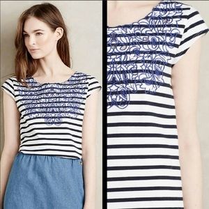 Anthropologie/Meadow Rue striped top